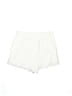 Princess Polly 100% Rayon Solid Ivory White Shorts Size 10 - photo 2