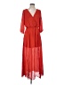 Sugarlips 100% Polyester Orange Red Casual Dress Size S (estimated) - photo 1