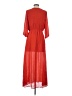 Sugarlips 100% Polyester Orange Red Casual Dress Size S (estimated) - photo 2