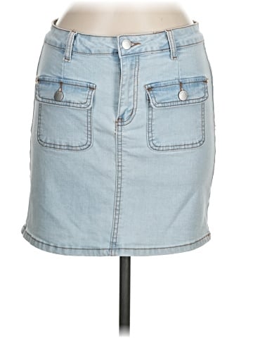 Iris Jeans Denim Skirt (view 1)