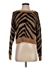 American Eagle Outfitters Animal Print Brown Pullover Sweater Size XS - photo 1