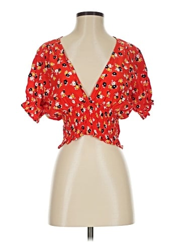Faithfull the Brand Short Sleeve Blouse (view 1)