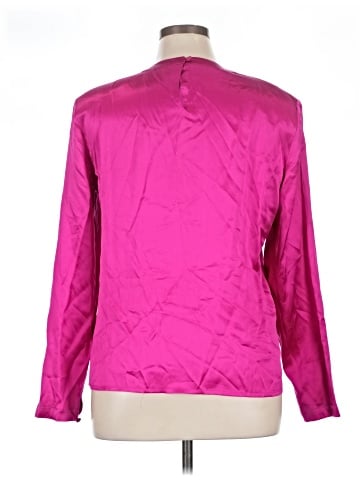 Carlisle Long Sleeve Silk Top (view 2)