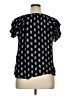 Old Navy 100% Viscose Black Short Sleeve Blouse Size XL - photo 2