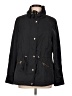 Ann Taylor LOFT 100% Polyester Black Coat Size L - photo 1