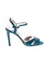 Assorted Brands Print Blue Sandals Size EU 37 1/2 - photo 1