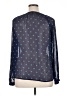 papermoon designed exclusively for Stitch Fix 100% Polyester Blue Long Sleeve Blouse Size XL - photo 2