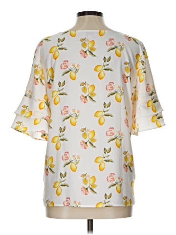 Ann Taylor LOFT Outlet Short Sleeve Blouse (view 2)