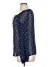 papermoon designed exclusively for Stitch Fix 100% Polyester Blue Long Sleeve Blouse Size XL - photo 5