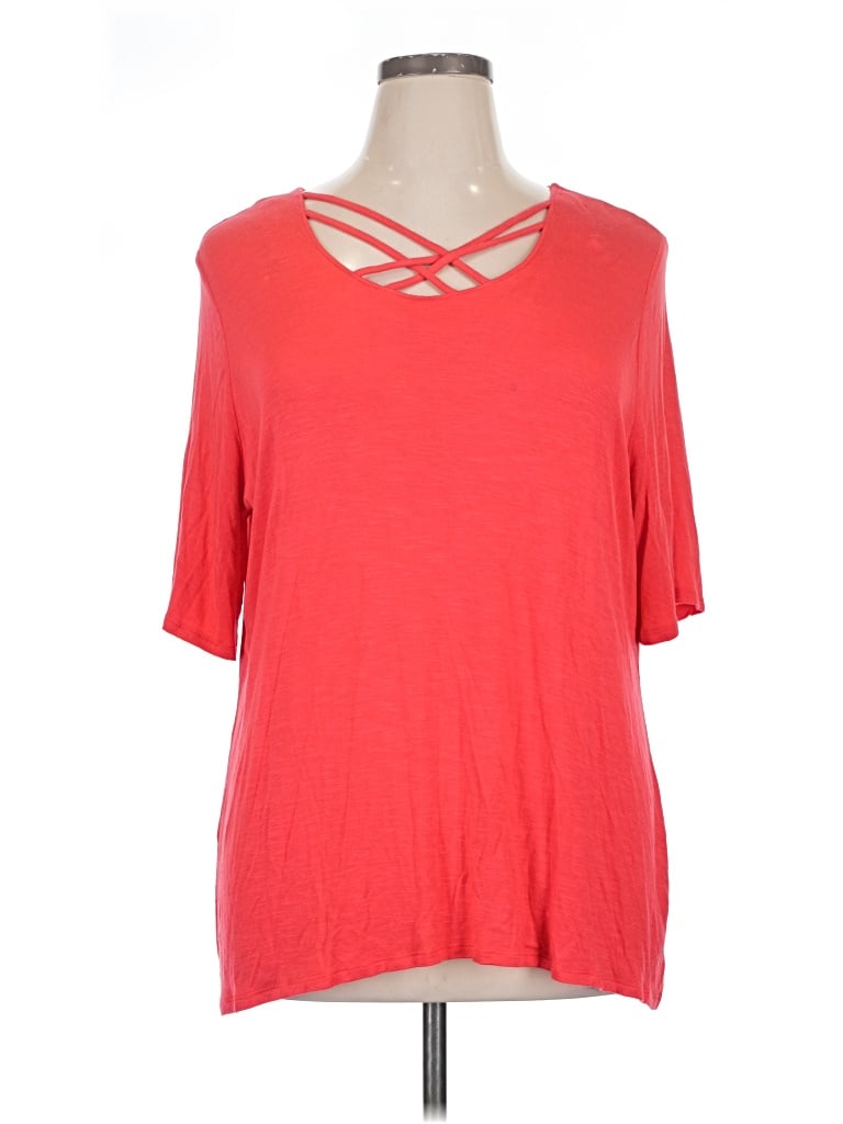 Pre-owned C Established 1946 3/4 Sleeve T-shirt In Red
