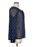 papermoon designed exclusively for Stitch Fix 100% Polyester Blue Long Sleeve Blouse Size XL - photo 4
