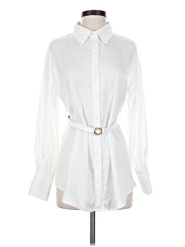 Shein Long Sleeve Button-Down Shirt (view 1)