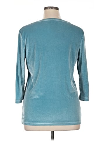 Christopher & Banks 3/4 Sleeve T-Shirt (view 2)