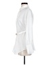 Shein 100% Polyester White Long Sleeve Button-Down Shirt Size 2 - photo 5