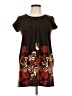 Assorted Brands Graphic Brown Casual Dress Size 12 - photo 1