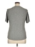 Jennifer Lopez Gray Short Sleeve Top Size XL - photo 2