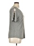 Jennifer Lopez Gray Short Sleeve Top Size XL - photo 4
