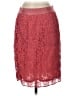 Ann Taylor 100% Polyester Burgundy Formal Skirt Size 4 - photo 1