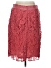 Ann Taylor 100% Polyester Burgundy Formal Skirt Size 4 - photo 2