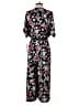 London Times Floral Black Jumpsuit Size 10 - photo 2