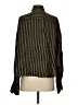 Rag & Bone Stripes Green Long Sleeve Silk Top Size S (petite) - photo 2