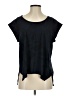 Porto Black Short Sleeve Blouse Size 2 - photo 1
