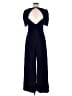 Harlyn 100% Polyester Solid Blue Jumpsuit Size M - photo 2
