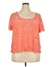 Torrid 100% Cotton Orange Short Sleeve Top Size 3X Plus (3) - photo 1