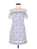 Superdown 100% Polyester Hearts Blue Cocktail Dress Size M - photo 1
