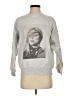 Anine Bing 100% Cotton Graphic Gray Sweatshirt Size XXS - photo 1