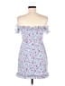 Superdown 100% Polyester Hearts Blue Cocktail Dress Size M - photo 2