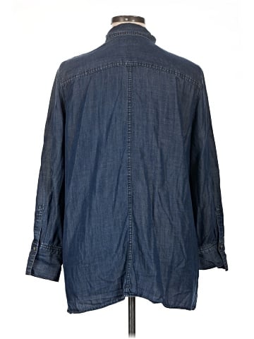 Chico's 3/4 Sleeve Button-Down Shirt (view 2)