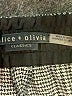 Alice + Olivia Houndstooth Gray Casual Pants Size 6 - photo 7