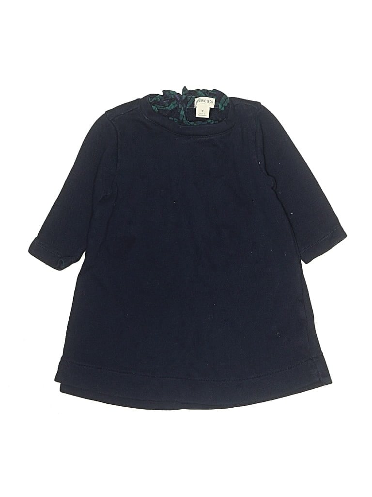 Pre-owned Crewcuts Outlet Kids' Dress In Blue