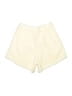 &merci 100% Cotton Solid Ivory Shorts Size S - photo 2