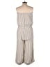 Cloth & Stone Stripes Tan Jumpsuit Size L - photo 2