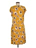 Apt. 9 Print Yellow Casual Dress Size M - photo 2
