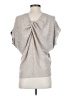 Amadi Gray Short Sleeve Blouse Size S - photo 2