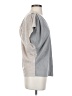 Amadi Gray Short Sleeve Blouse Size S - photo 4