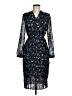 Unbranded Print Blue Cocktail Dress Size M - photo 1