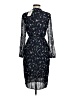 Unbranded Print Blue Cocktail Dress Size M - photo 2