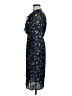 Unbranded Print Blue Cocktail Dress Size M - photo 5