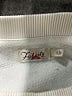 Faherty 100% Cotton Color Block White Sweatshirt Size S - photo 7
