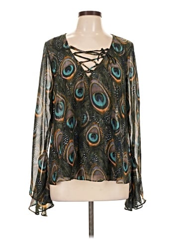 Show Me Your Mumu Long Sleeve Blouse (view 1)