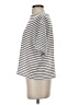 Madewell Stripes Silver Short Sleeve Turtleneck Size XXS - photo 5