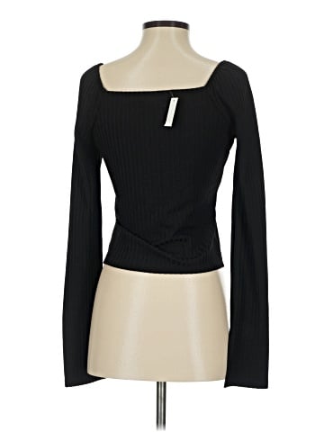 Madewell Ribbed Square-Neck Long-Sleeve Tee (view 2)