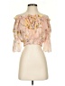 H&M 100% Polyester Pink Short Sleeve Blouse Size 0 - photo 1