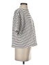 Madewell Stripes Silver Short Sleeve Turtleneck Size XXS - photo 4