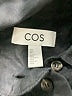 Cos Black Short Sleeve Button-Down Shirt Size 4 - photo 7