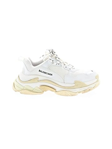 Balenciaga Leather Triple S Sneakers (view 1)